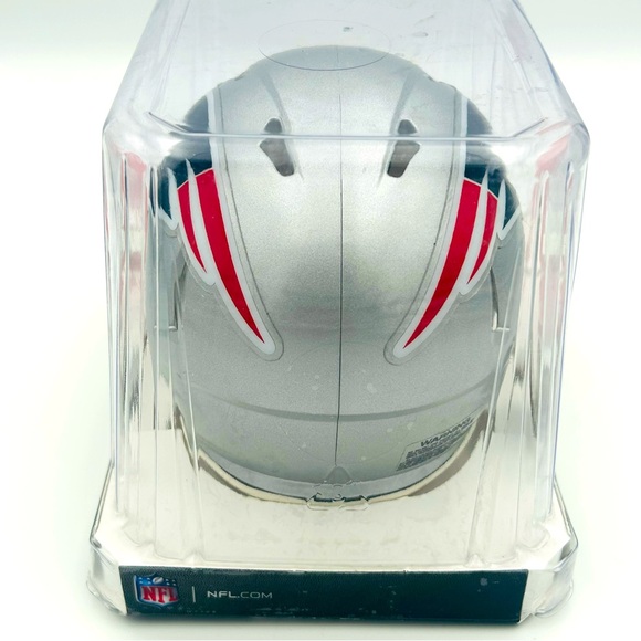 NWT New England Patriots Football Mini Helmet Riddell NFL SUPERBOWL Collector - Picture 2 of 7